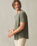 Men's Broken-In Premium Slub Henley - Washed Olive